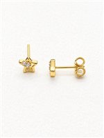 Orecchini Vidali Gioielli Donna in Oro giallo Zircone OROR-18-34 - OROR-18-34